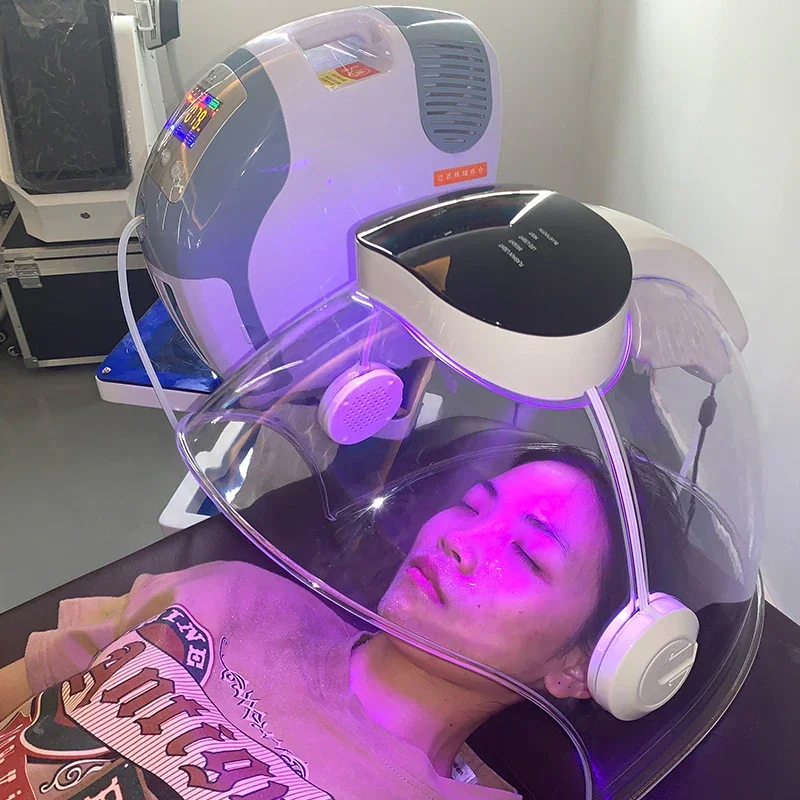 

High quality Oxgen Facial Machine Hyperbaric Spray Beauty O2derm Oxygen Facial Mask Dome Therapy Oxygen Infusion Facial Machine