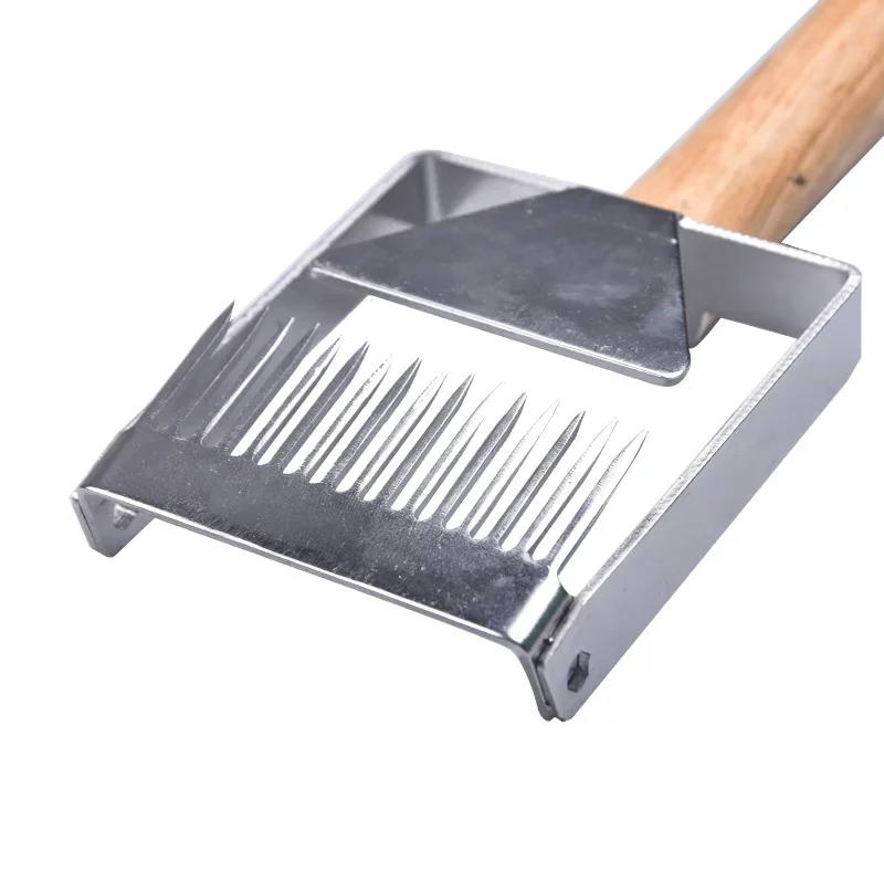 A 1PCS New Stainless Steel Honeyfork Sharp Ultra-thin Honeyknife Innovative Balanced Beekeeping Tool for Wax Cover Cutting