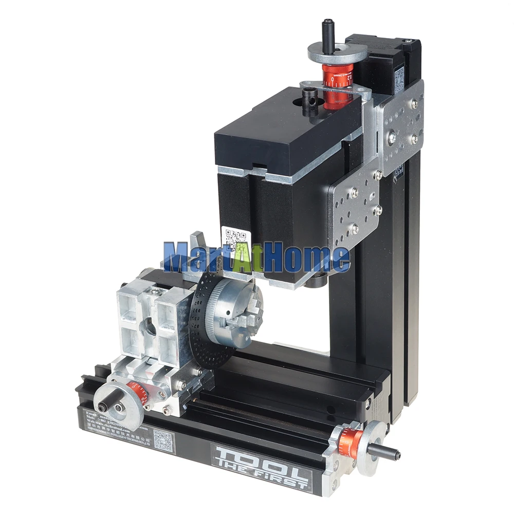 Imagem -02 - Potência Mini Máquina de Trituração de Engrenagem de Metal Ferramenta Tz10002mz 12000rpm com Placa Divisória e 3-mandíbula Chuck 60w de Alta