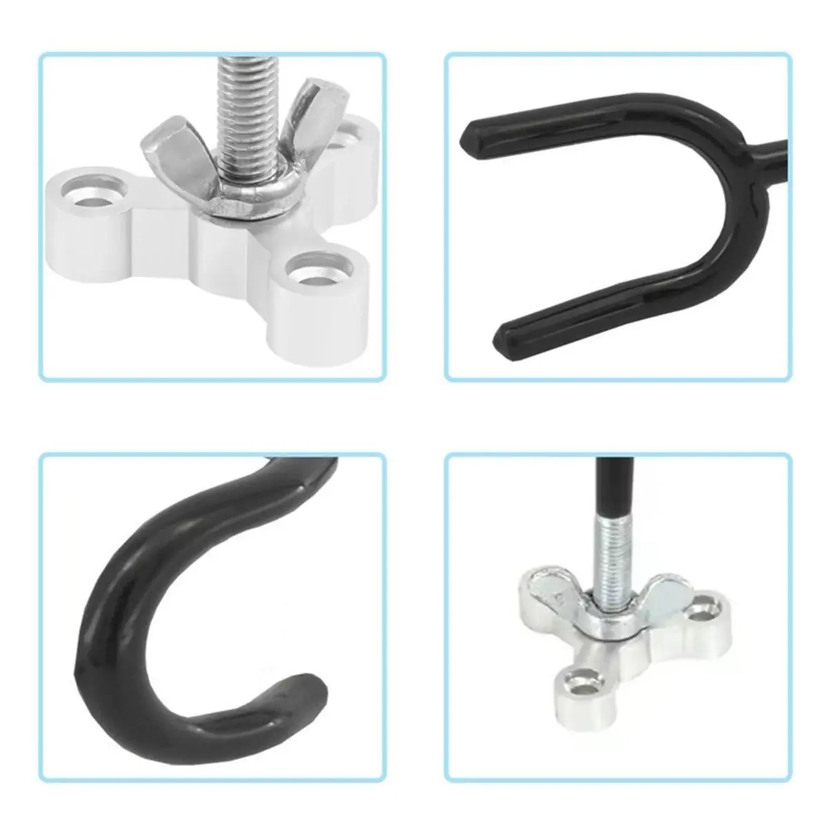 618 Mega Sale 4pcs Sure Grip Steel Boat Rod Holder 20 Degree Fishing Pole Holder Kayaking Yacht Fishing Tackle Tool
