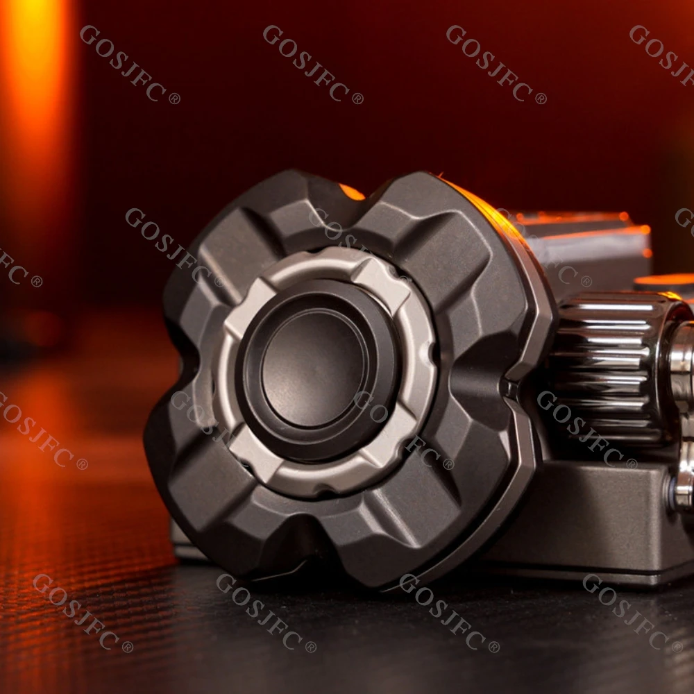 ステンレス鋼ブラックブルーフィジェットスピナーオープンネイルジャイロストレス解消おもちゃオフィスデスクアクセサリーフィジェットおもちゃ金属