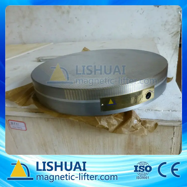 Mandrin magnétique permanent rond pour rectifieuse