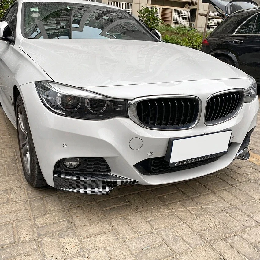 Frontstoßstange Lippe Seitensplitter Spoiler Body Kit für BMW 3er GT F34 320i 325i M Sport 2014-2019 Frontstoßstangenschutz