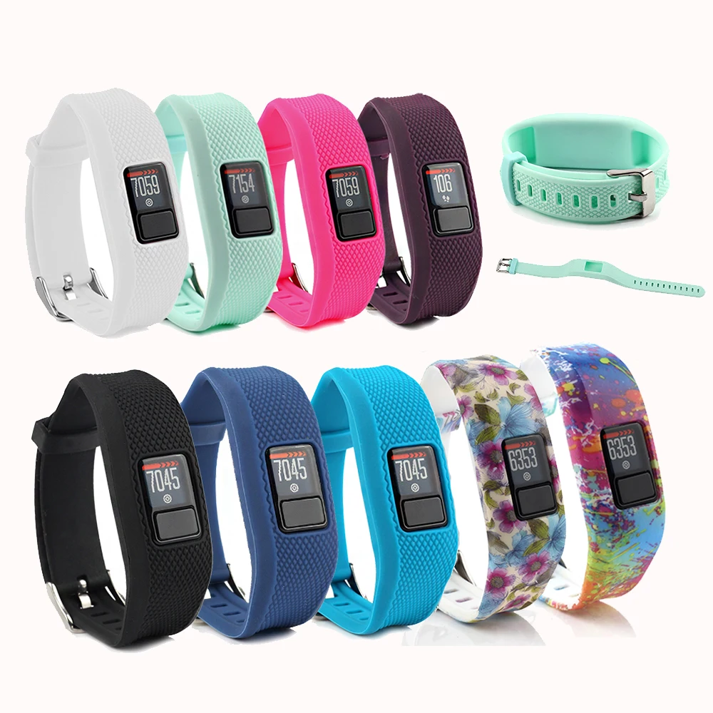 Smart Watch Bands For Garmin Vivofit 3 Bracelet And For Garmin JR Kids Silicone Wristband Strap Interchangeable Accessory