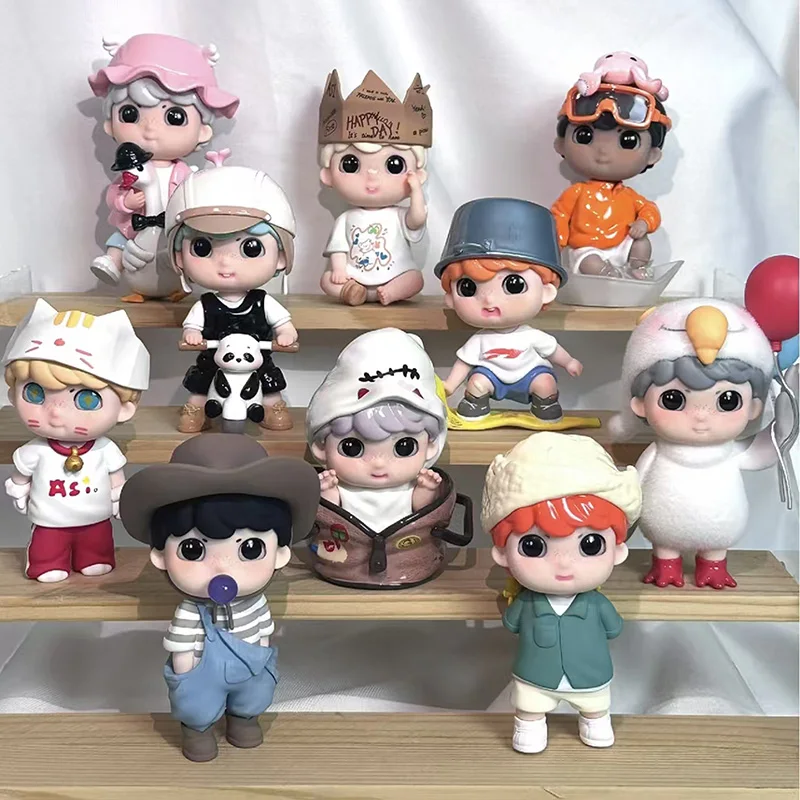 Heyone Bienvenidos a la Ciudad Serie NO.4: Juguetes de Caja Sorpresa, Muñecos, Figuras de Acción de Anime Lindas, Adornos y Figuritas para Decoración de Escritorio y Hogar