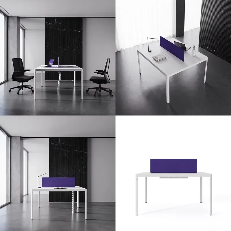 High Quality Modern Office Workstation New Space Open Working Area Computer Desk 2/4/6 Seat Capacity Commercial Use