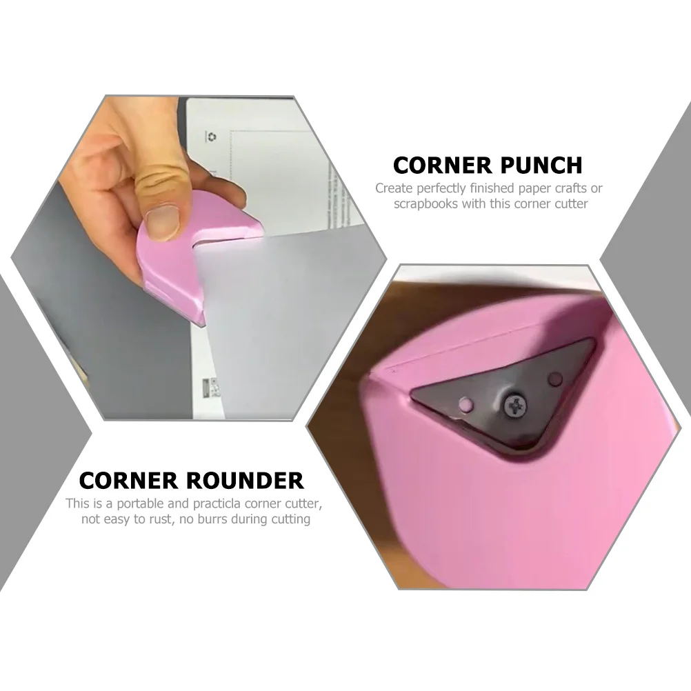 2 stücke Für Papier Handwerk Runde Kante Punch Diy Machen Zubehör Ecke Rounder Kunststoff Bild Trimmer Handwerk