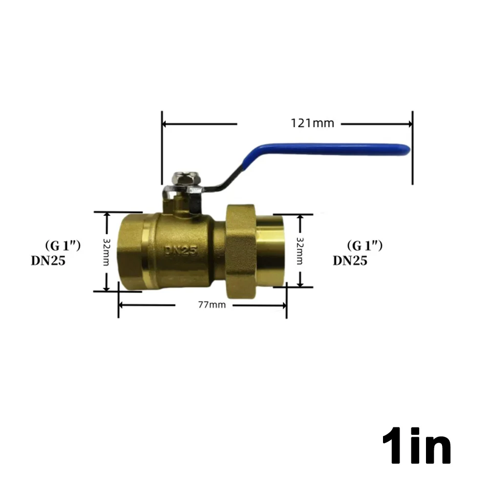 

Ball Valve Made from Brass with Lever Handle for Medium Pressure For Water Systems Suitable for Normal Temperature Environments