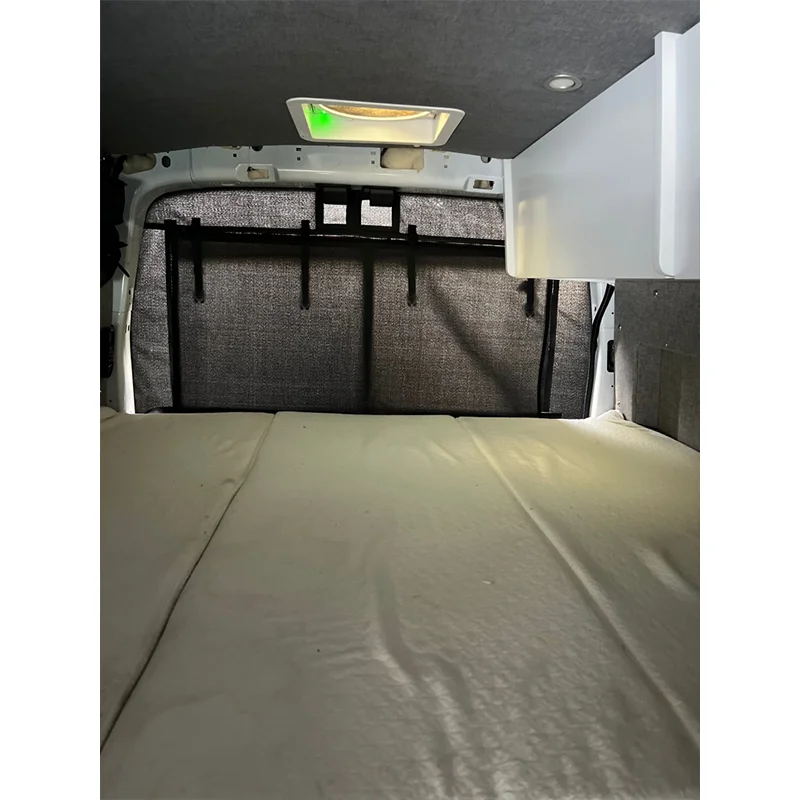 Thermisches Insektenschutz- und Moskitonetz für die hintere Schiebetür von Wohnmobilen, passend für Mercedes Sprinter 2007-2025, Hochdach-Camper-Van, Sichtschutzvorhänge – Detail 8