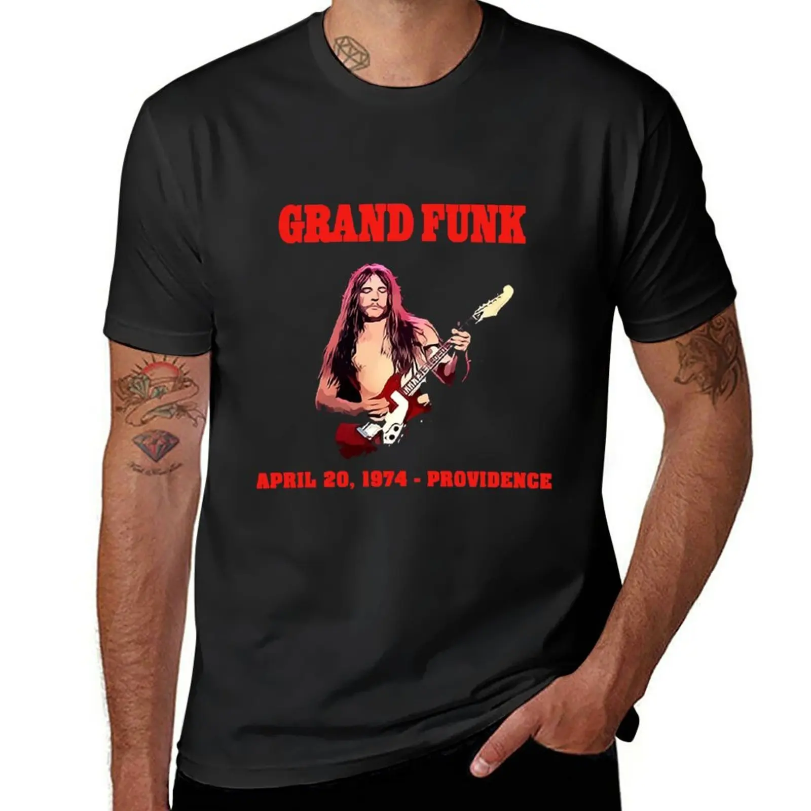 New Grand Funk Railroad T-Shirt funny t shirts custom t shirts sweat shirt mens workout shirts