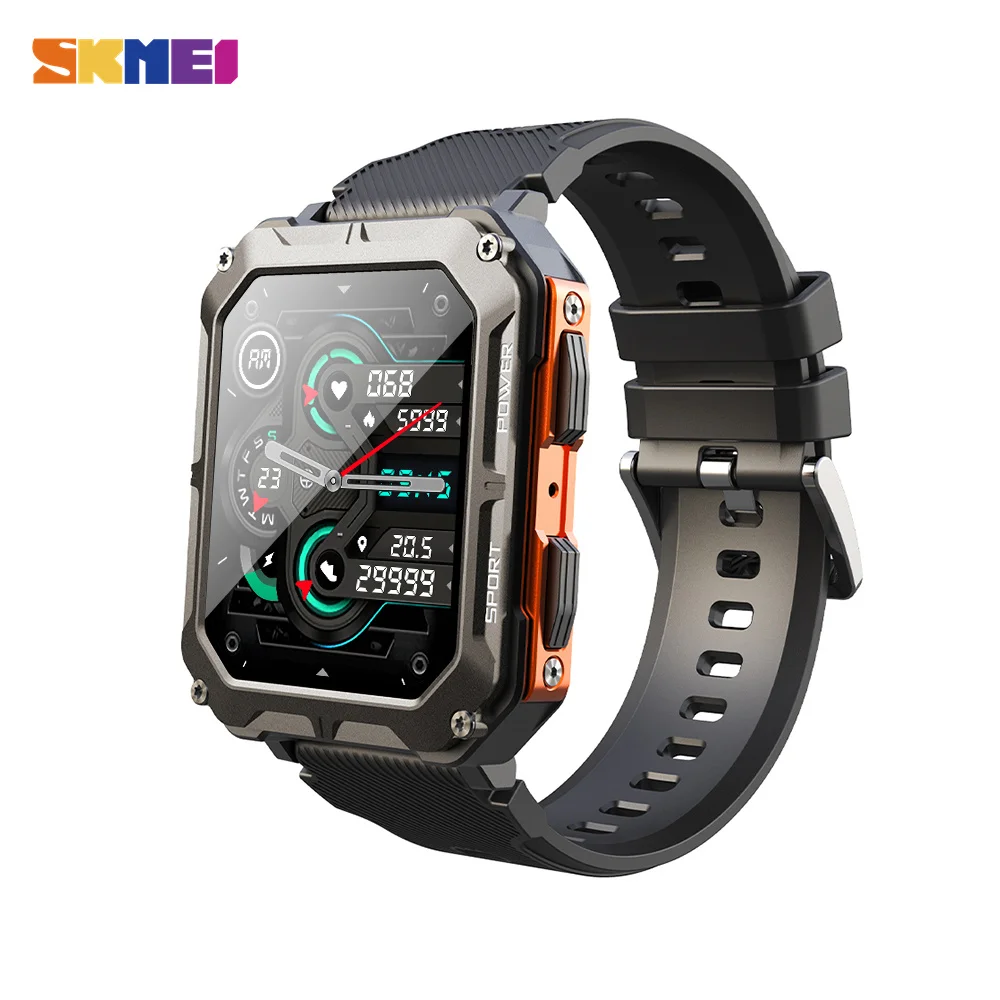 SKMEI Top Brand 5Bar Waterproof Digital Swimming Wristwatch Mens Fashion Pedometer Stopwatch Sports Watches Clock reloj hombre