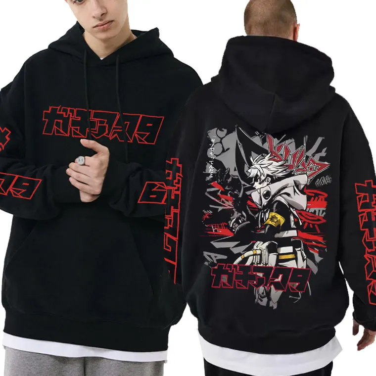 

Anime Gachiakuta Rudo Graphic Hoodie Men's Women's Casual Vintage Sweatshirt Unisex Cartoon Manga Cosplay Streetwear Fans Gift