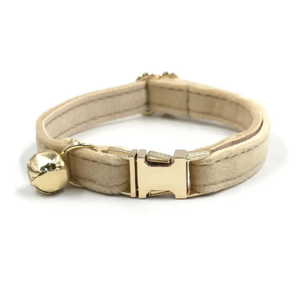 Kostenlose Gravur Personalisiertes Mehrfarbiges Weiches Samt-Katzenhalsband mit Kleiner Glocke, Katzenbedarf, Zubehör – Detail 16