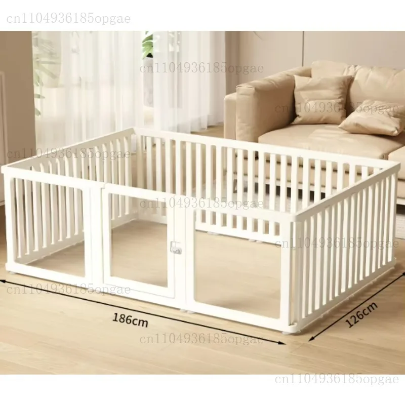 Translucent Acrylic New Stable Folding Portable Waterproof Plastic Indoor Dog Fence Pet Game Fence