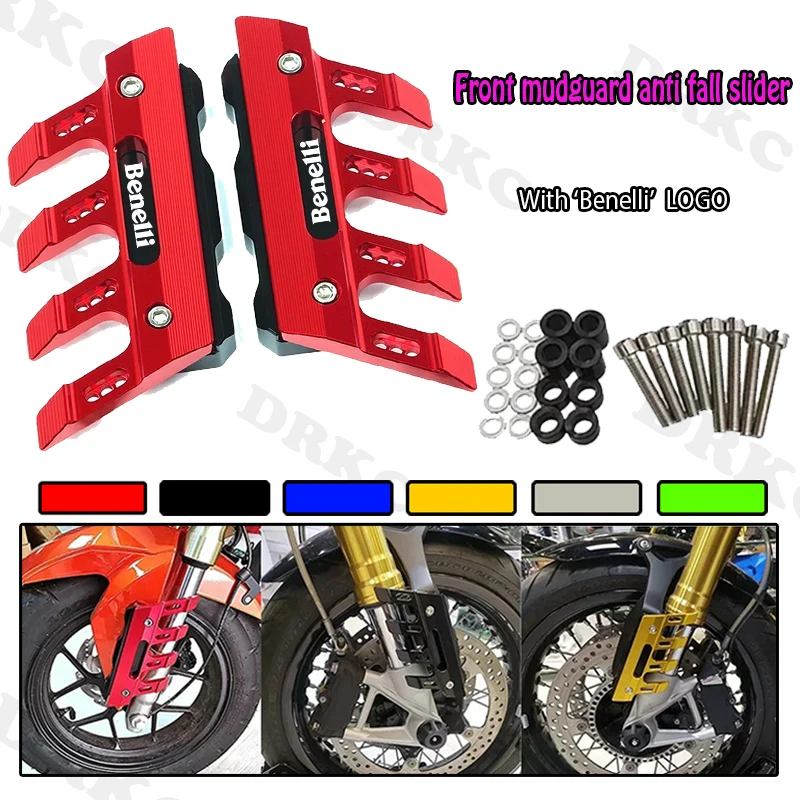 

Motorcycle Front Fender Slider Protection Guard For BENELLI BJ150T BN302 BN600 BN300 TNT125 135 TNT600 TNT300 Tre-K 1130 TNT1130