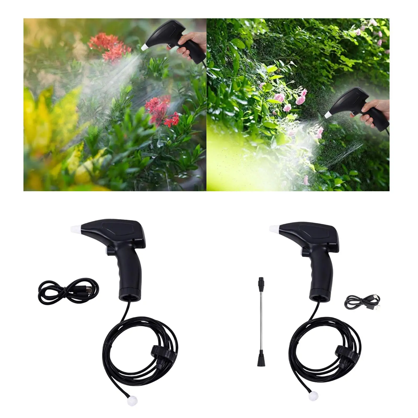 

Garden Sprayer Head USB Automatic Garden Sprayer Parts for Car Washing Home