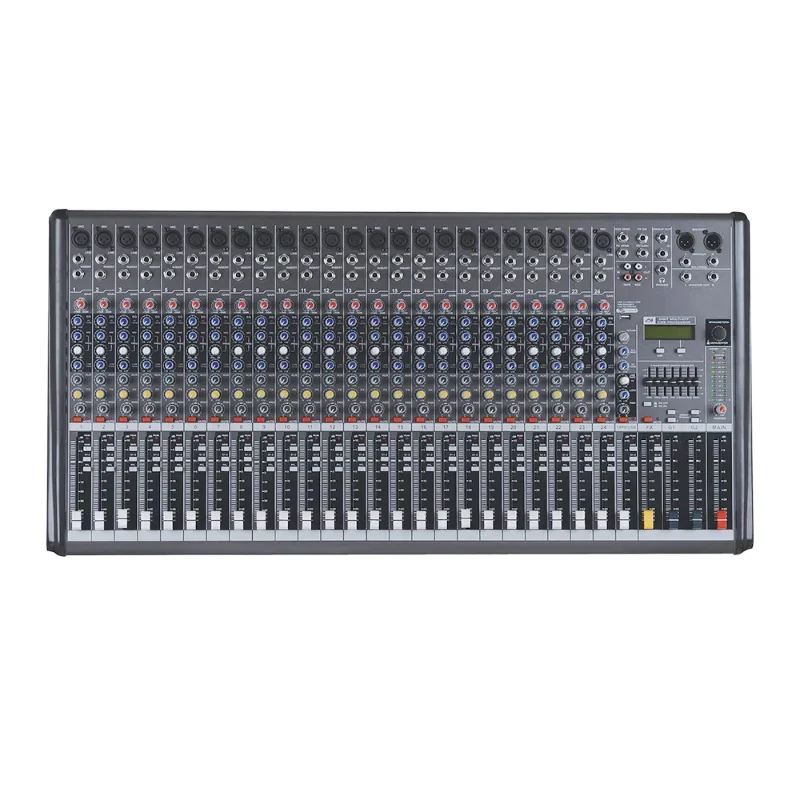 

Hot professional mixer console audio 24 Channels Motor Fader display racks USB Recording live sound mixing