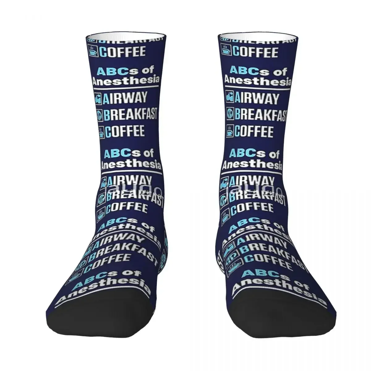 Anesthesiologist Anesthesiology Doctor Nurse Socks Harajuku Super Soft Stockings All Season Long Socks Accessories for Unisex