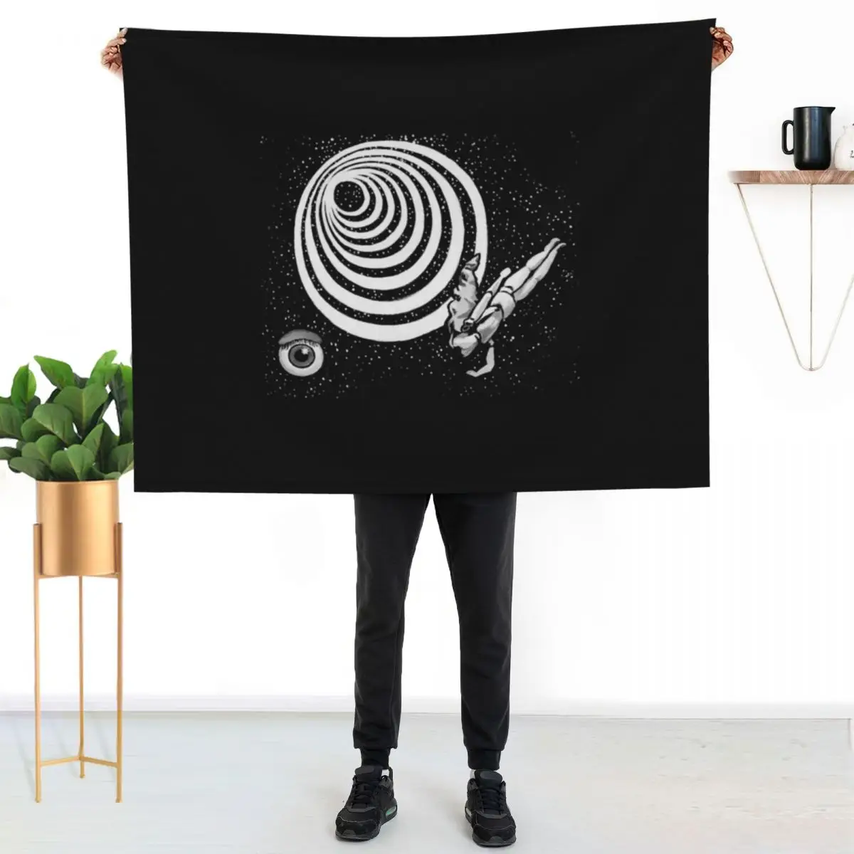 Twilight Zone Eye Throw Blanket Beach Nap Luxury St Picnic Bed decorative Blankets