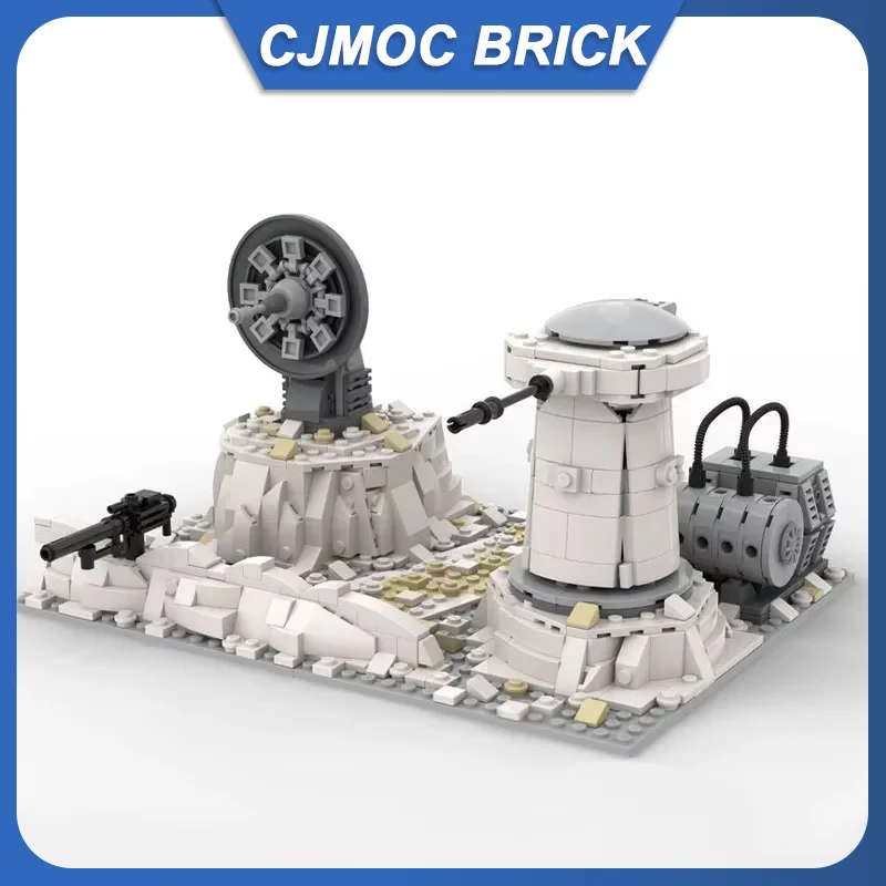 960-teiliges Star Wars MOC Schlacht auf Hoth Rebellen-Kanonen Modellbausatz DIY Kreative Ideen Spielzeug Montage-Bausteine Geschenk MOC-150680