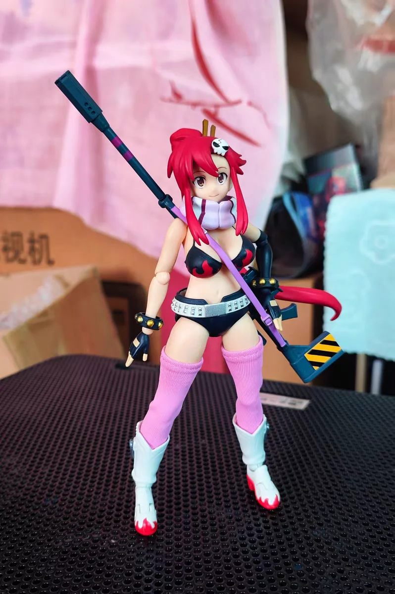 متوفر في المخزون الأصلي ANIPLEX BUZZ mod Tengen Toppa Gurren-Lagann أنيمي الشكل ليتنر يوكو الشكل جمع تمثال مكتب اللعب الهدايا