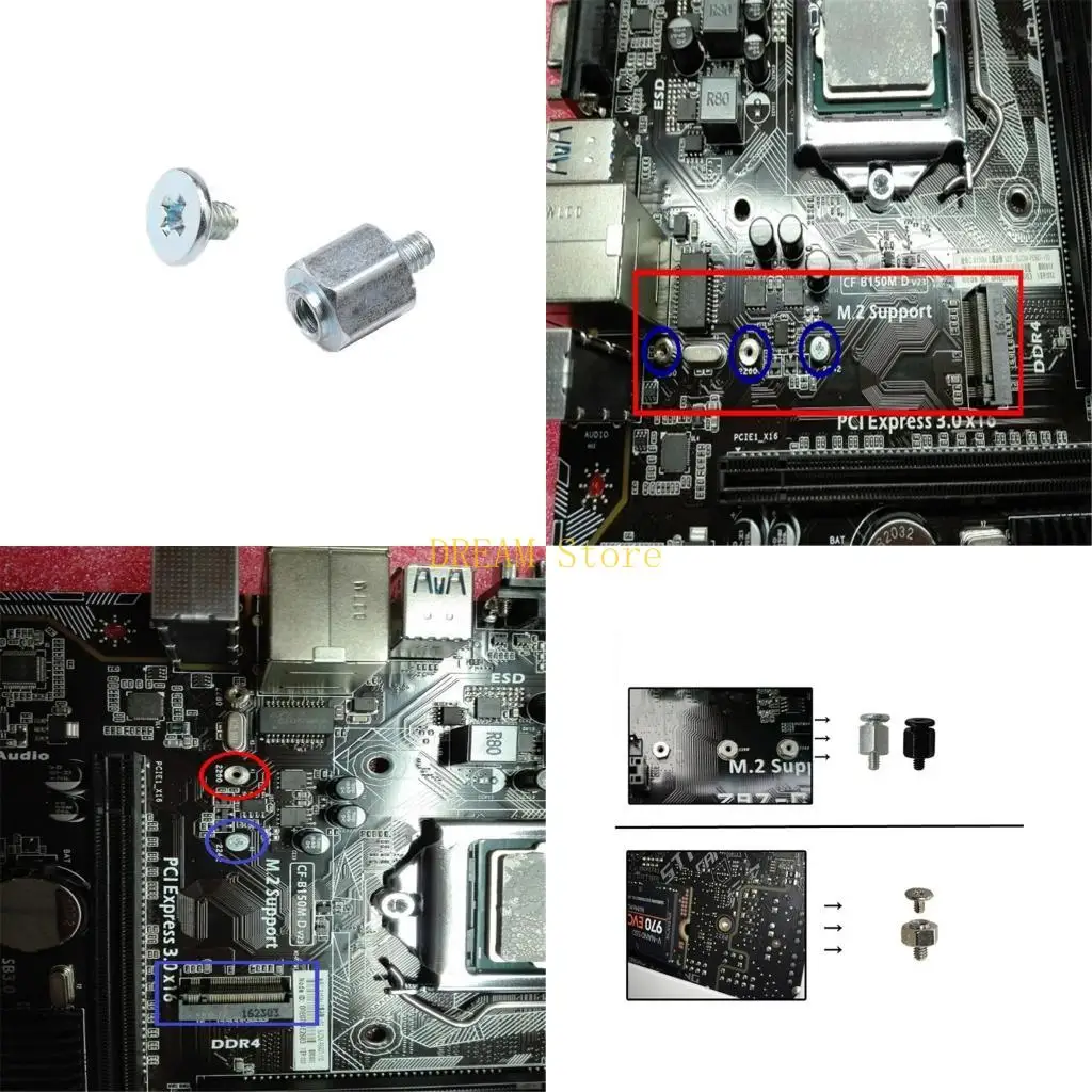 for m.2 Screws PCIe NVMe for M.2 SSD Mounting Screws Multi-Specification Hard Disk mounting Screws Best Sale