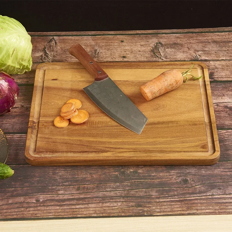 Tabla de cortar de madera, bloques para picar, haya, nogal, queso, bloque de carnicero, tabla de cortar de carne, herramientas de cocina