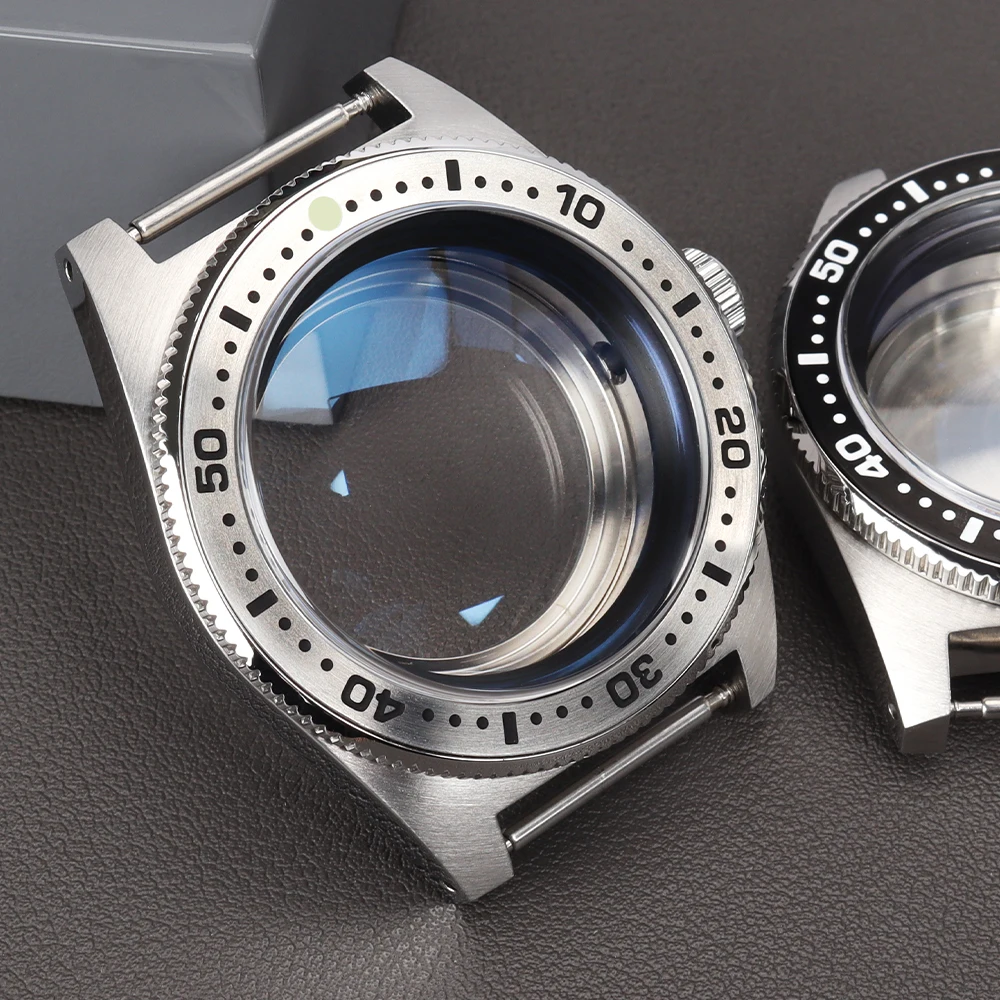 AR Domed Sapphire 62MAS Watch Case 40mm Men's Watch Accessories For NH34 NH35 NH36 NH38 NH70 NH72 4R36 Movement 28.5mmDial 10atm