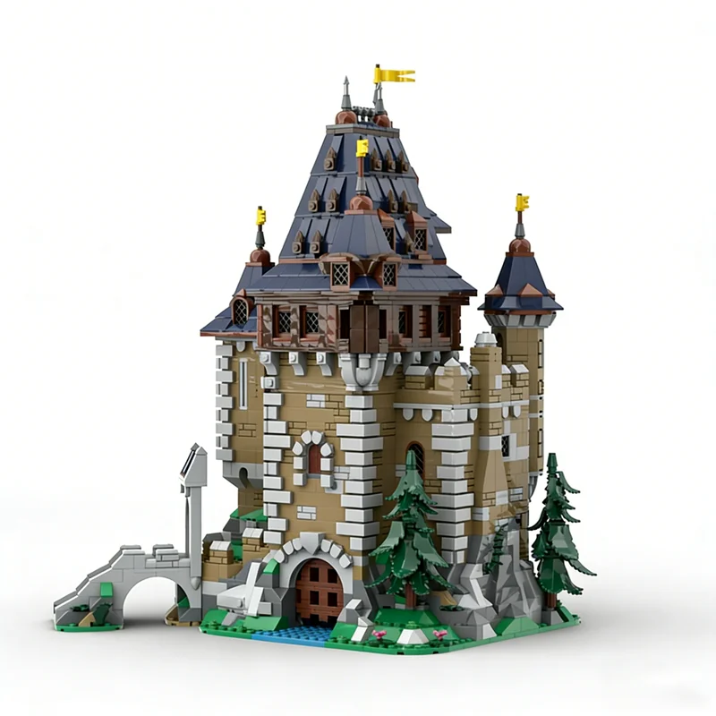 ตัวต่อ MOC ปราสาทอัศวินกริฟฟิน 3705 ชิ้น ของเล่นตัวต่อ ของขวัญคริสต์มาส ประกอบเอง DIY เสริมสร้างทักษะการเรียนรู้ ไอเดียสร้างสรรค์