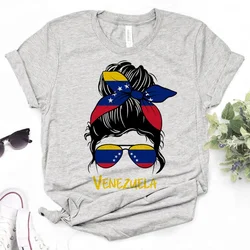 Venezuela top women graphic funny Tee female Japanese y2k clothing