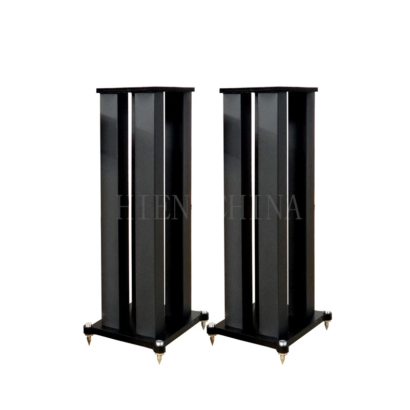 DK-03 HIFI Metal Iron Speaker Stand Speaker Bracket Audio Bracket Surround Satellite Box Floor Amplifier Rack Cabinet (1 Pair)