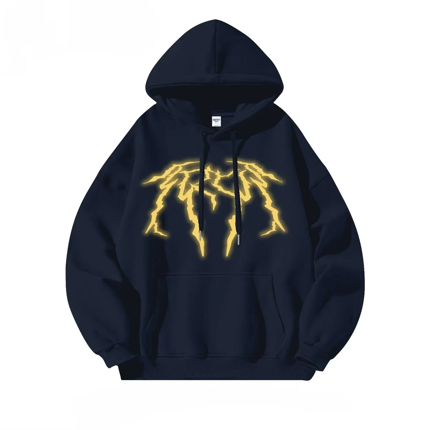 الاتجاه الأمريكي فلاش طباعة مقنعين البلوز Men_women الخريف الشتاء الرياضة اليومية الشارع عادية فضفاض تنوعا بأكمام طويلة