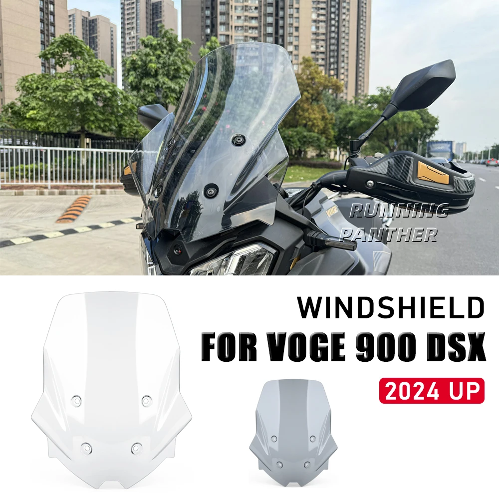 

Windscreen Wind 2024 2025 Motorcycle Touring Visor Screen Tall Windshields Case Upper Deflector Fairing Cover For Voge 900 DSX