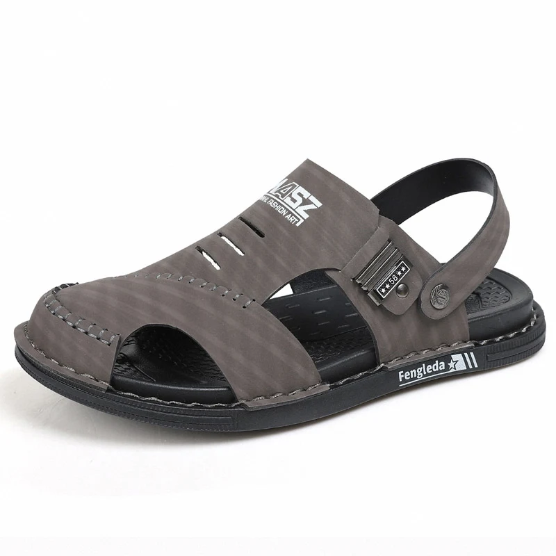 

Summer buckle comfortable cool thick soled comfortable men's sandals