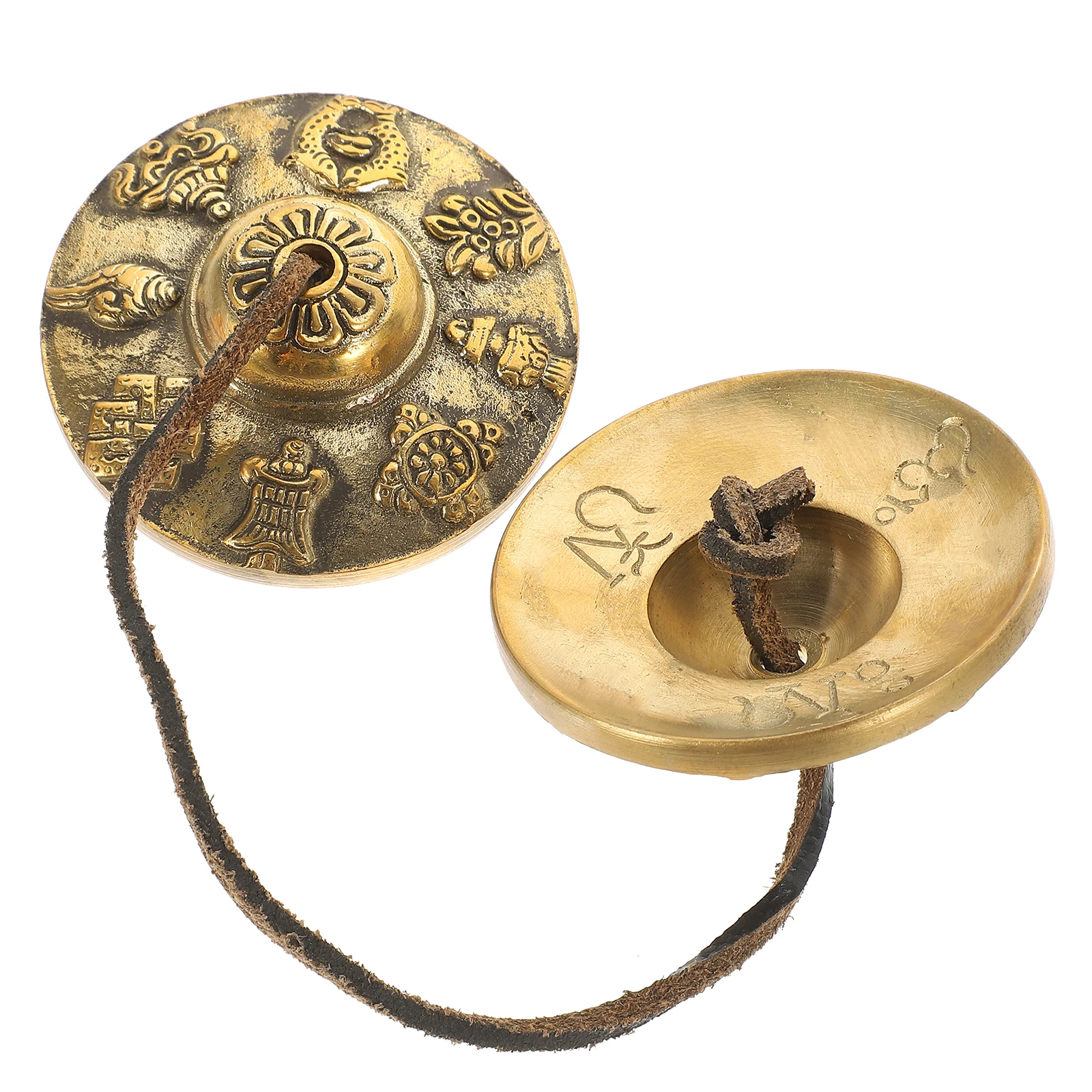 

Copper Finger Cymbals Small Percussion Instruments Tibetan Bells H Straps Adult Meditation Yoga Accessories Clear Tone