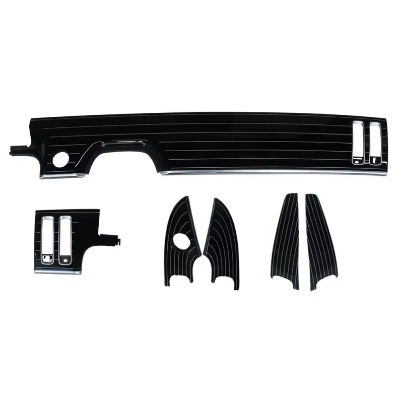 

For Mercedes Benz S-Class W223 Interior Kit Black Piano Aint Panel Lacquer for Maybach S400 S500 Includes Steering Wheel Desk