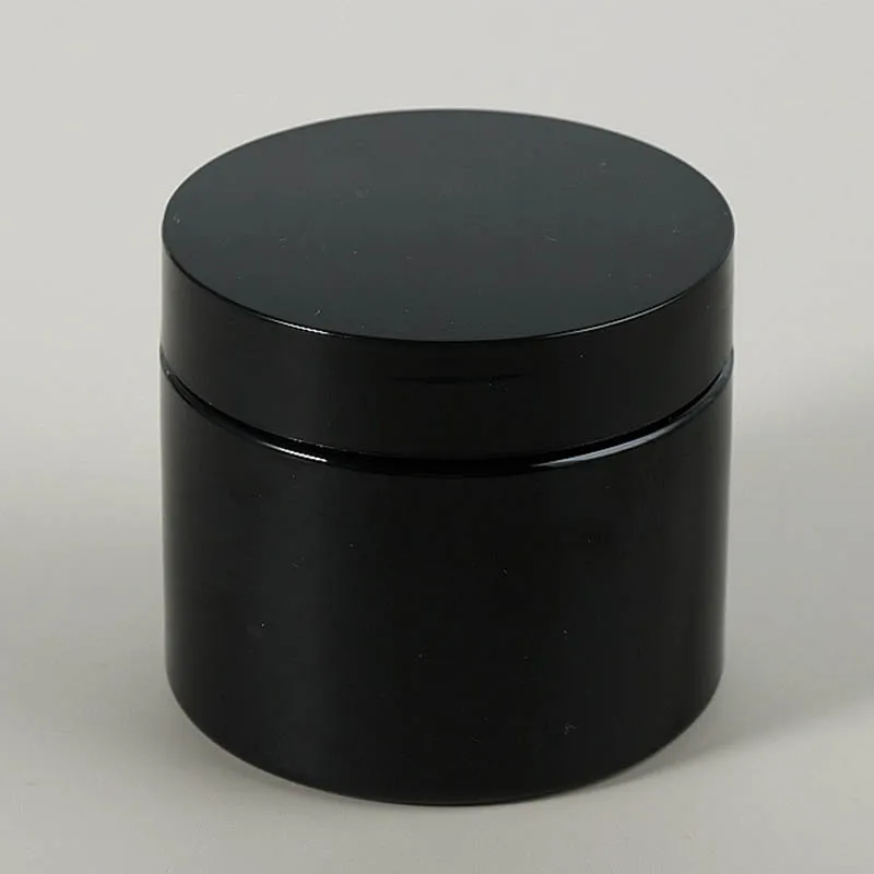 12Pcs 250ml Black Makeup Container Travel Refillable Bottles Cosmetic Jars With Lid Pill Cream Sample Pot Skincare Tools