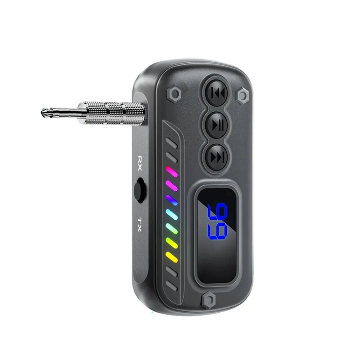 2 في 1 محول جهاز إرسال واستقبال بلوتوث 5.3 لاسلكي لجهاز استقبال سماعات الرأس لموسيقى السيارة