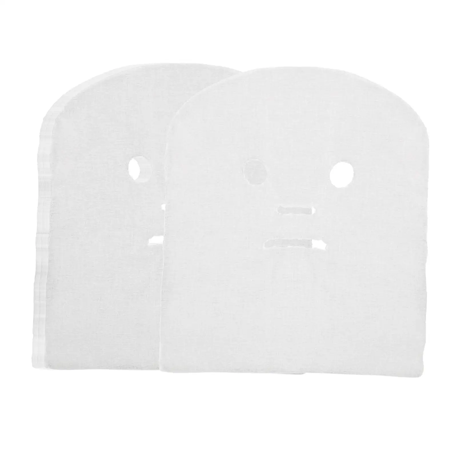 Gauze Mask Cotton Facial Sheets Lint Free Lightweight Portable for DIY Moisturizing Mask and Spa Care