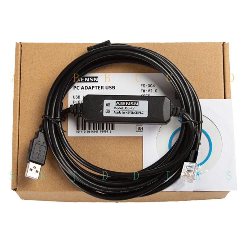 M  USB-KV for KEYENCE KV Series PLC Programming Cable Data Cable Download Cable 3m