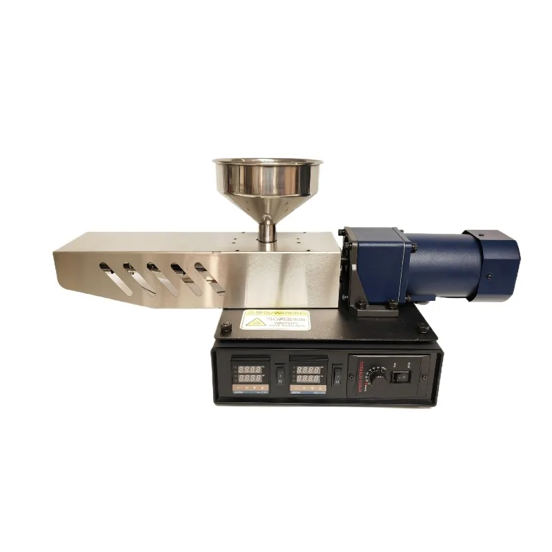 Screw extruder, desktop extrusion, laboratory, variable diameter, 3D consumables preparation, various plastic extruders