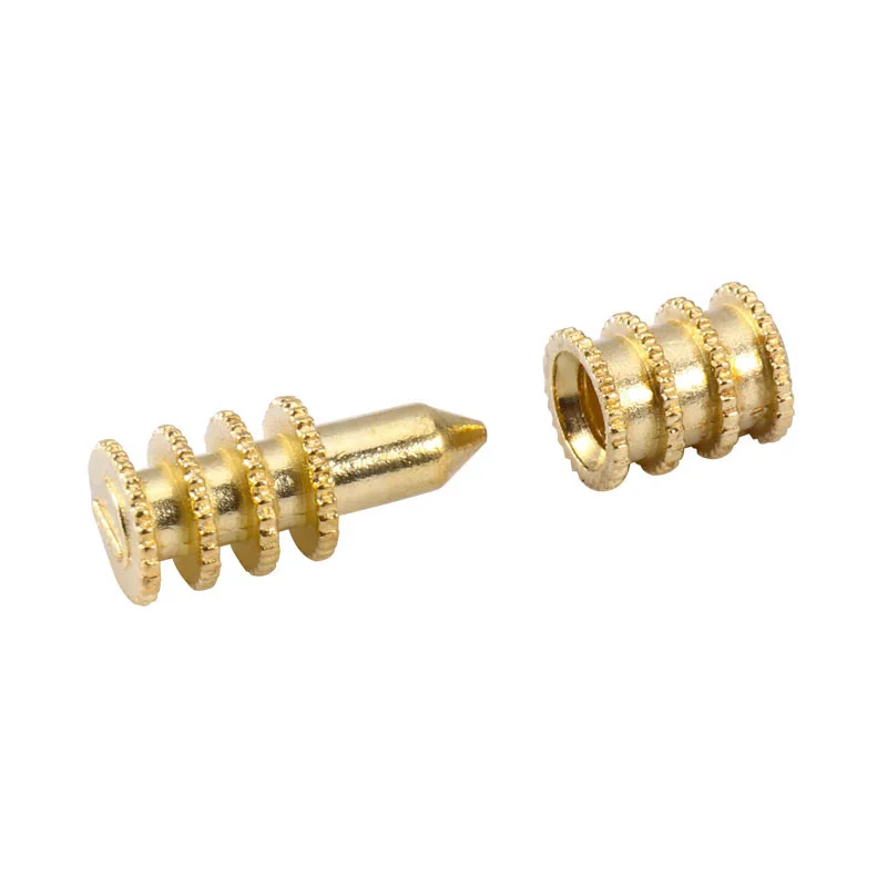 5PCS Dining Table Copper Cover Dining Table Copper Pin Central Axis Shaft Zinc Alloy Guide Pin Bamboo Chair Positioning Pin