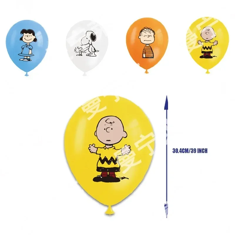 Cartoon Geburtstagsparty Familienfeier Dekorationen Snoopy Banner Flagge Folien-Latex-Ballons Zubehör Niedliche Partygeschenke Neu Saf2D344D732742E3809D389A8409B33Bf