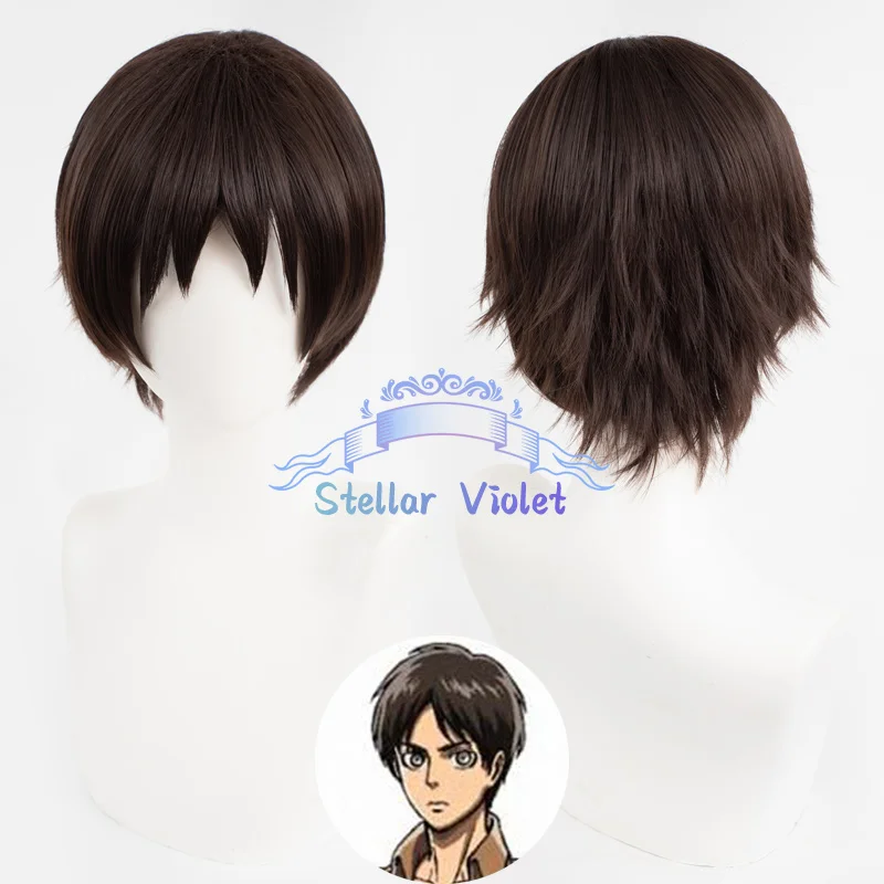 anime-attack-on-titan-eren-jaeger-cosplay-wig-brown-30cm-short-hair-heat-resistant-synthetic-hair-anime-party-wigs-wig-cap