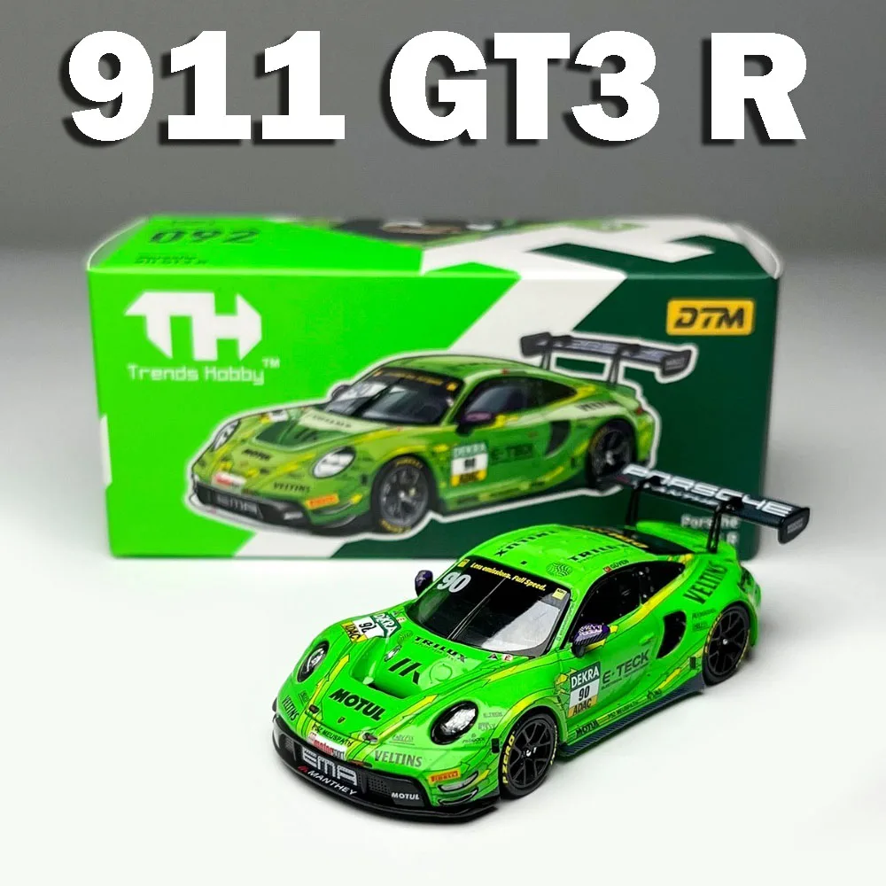 

1:64 Model Toy 911 GT3 R Land Cruiser 250 Cars Alloy Diecast Hood Opened Exquisite Body Miniature Vehicle Models for Kids Gifts