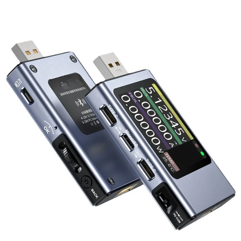 

Voltage Ammeter Type-C Multifunctional Fast Charge Tester QC/PD Deceptor