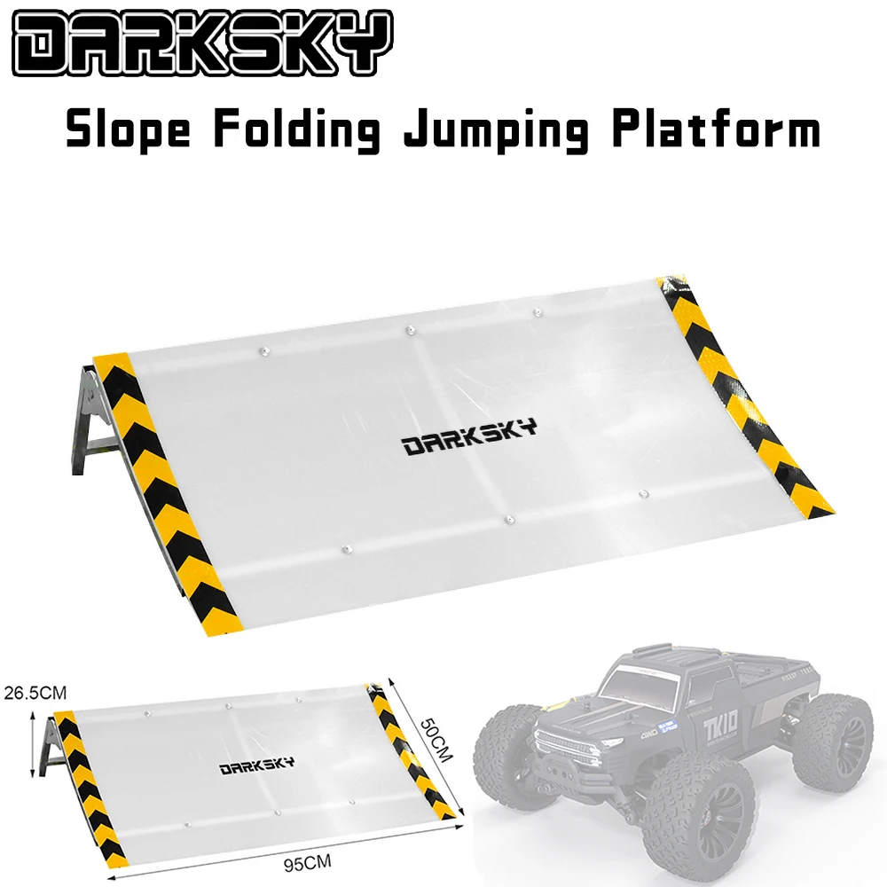 

DARKSKY RC Multiple Angles Slope Folding Jumping Platform For 1/8 1/10 RC Model Cars Monster Truck Buggy Accessories