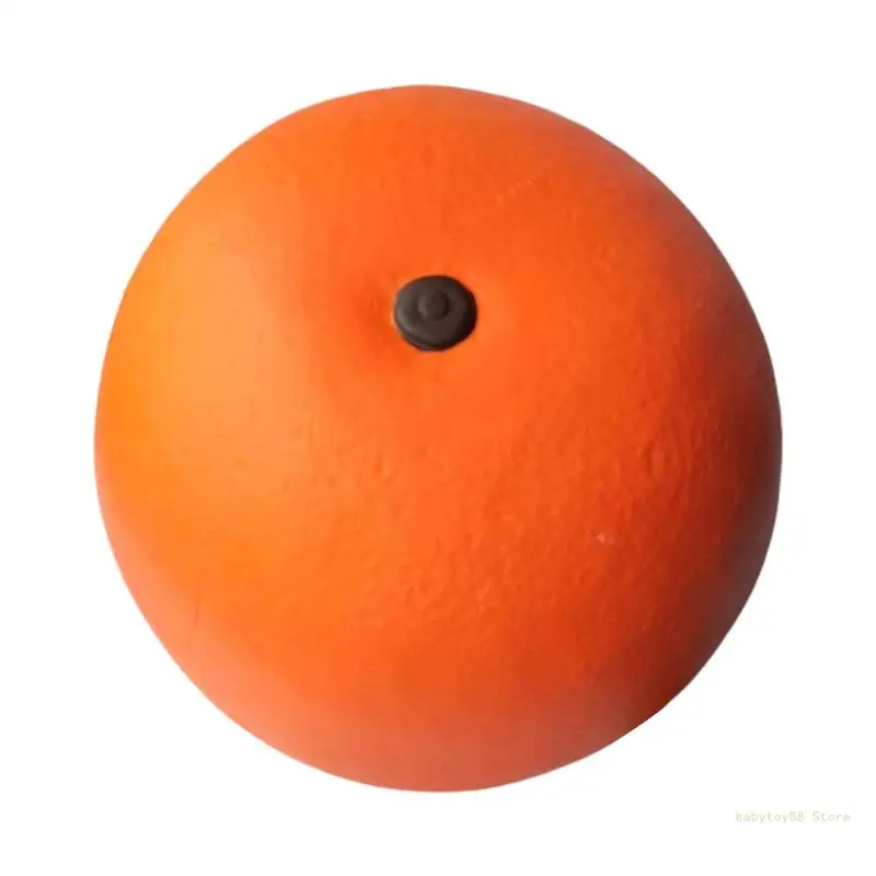 Y4ud brinquedos lento subindo para trás meia laranja bonito frutas aliviar o estresse presentes subindo creme macio