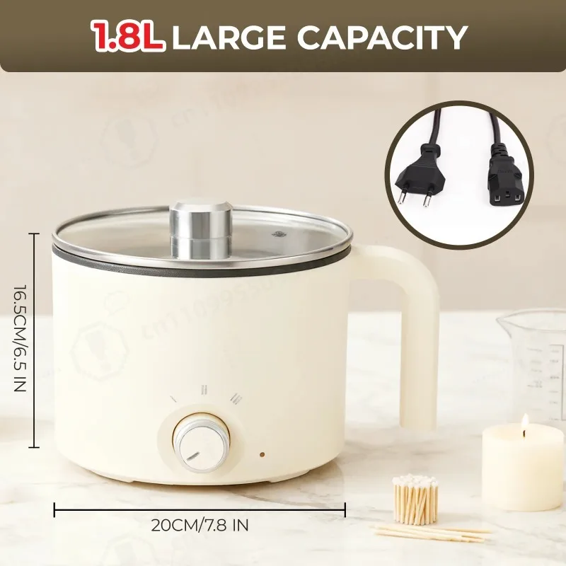 1.8L 220V Electronic Wax Melter Adjustable Temp Candle Soap Making Machine for Home DIY Craft Production