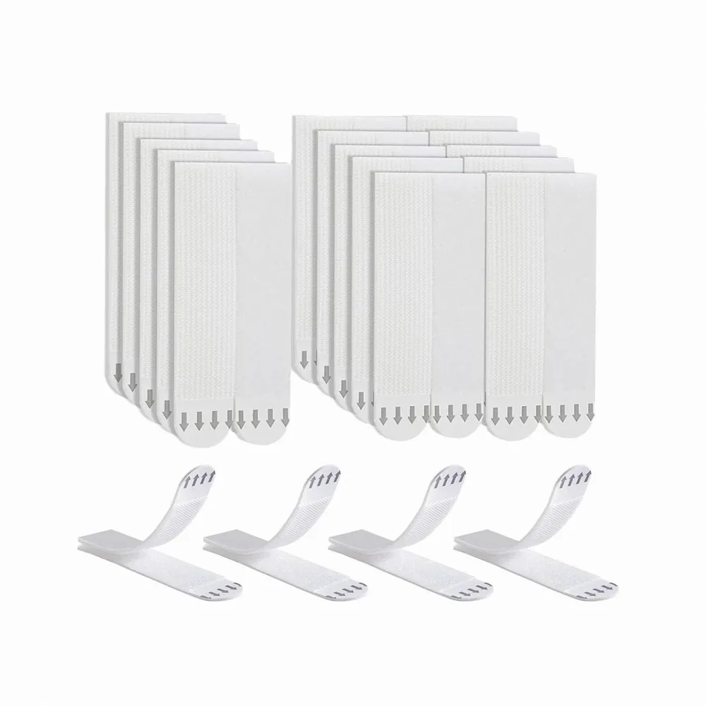 Heavy Duty Picture Hanging Strips 24 Pairs, Damage Free Adhesive Hook & Loop Mounting Tapes, No Nails Frame Hanger